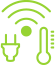 termometrs, wifi, elektrības pieslēgums