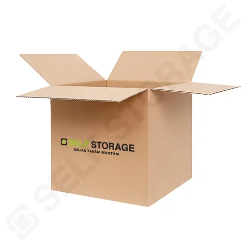 XL-sized Self Storage cardboard box for transporting items and goods.