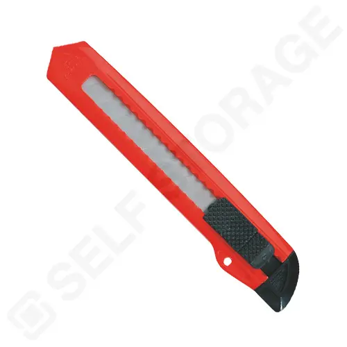 Self Storage paper knife with a steel blade.